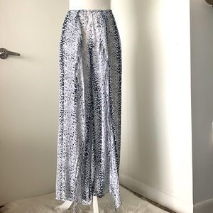 Indah Black/White Animal Print Lounge Pant 🐆🖤🤍